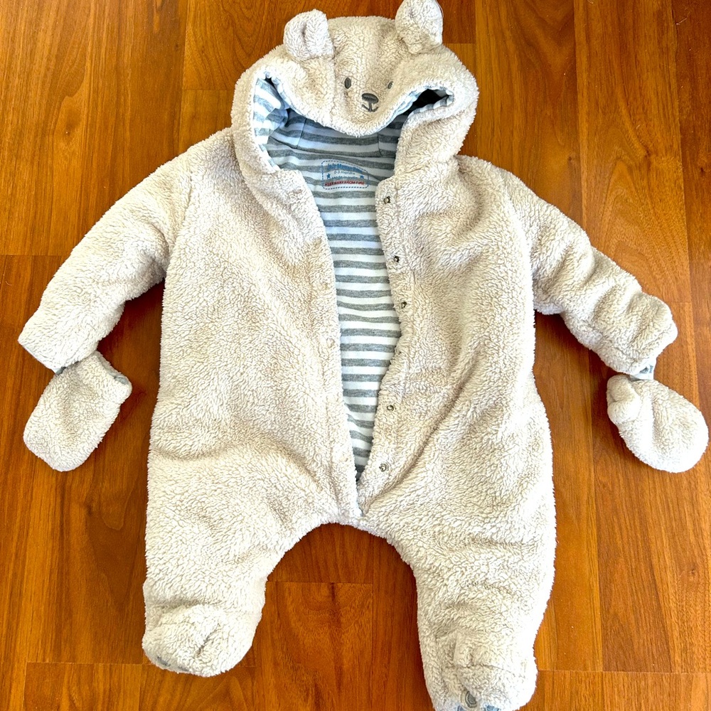Baby (0-3 months), very warm winter suit from Jojo Maman Bebe, EUC